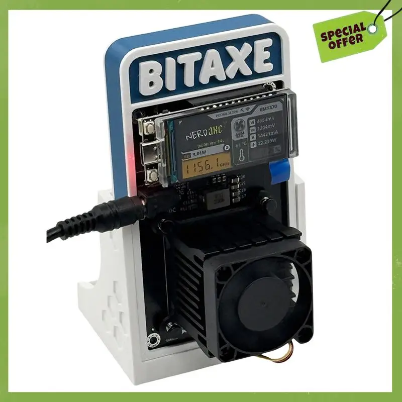 Bitaxe Gamma Nerdaxe 601 1200GH/S 1.2TH/S BTC Solo Miner 18-22W BM1370 Asic From Antminer S21 Pro Crypto Miner-A22K
Bitaxe Gamma Nerdaxe 601 1200GH/S 1.2TH/S BTC Solo Miner 18-22W BM1370 Asic From Antminer S21 Pro Crypto Miner-A22K