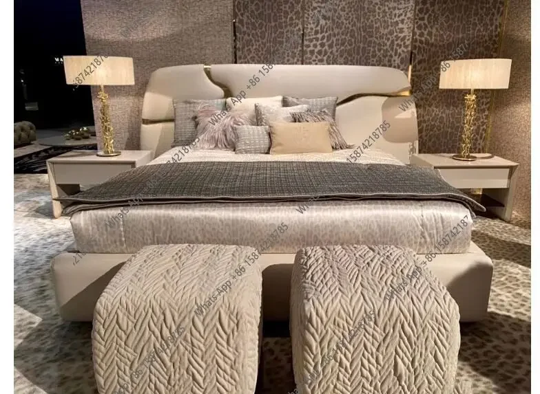 X25 Light Luxury Alpine Bed Double Leather Bed Modern Simple Designer Small Apartment Home Master Bed
X25 Light Luxury Alpine Bed Double Leather Bed Modern Simple Designer Small Apartment Home Master Bed