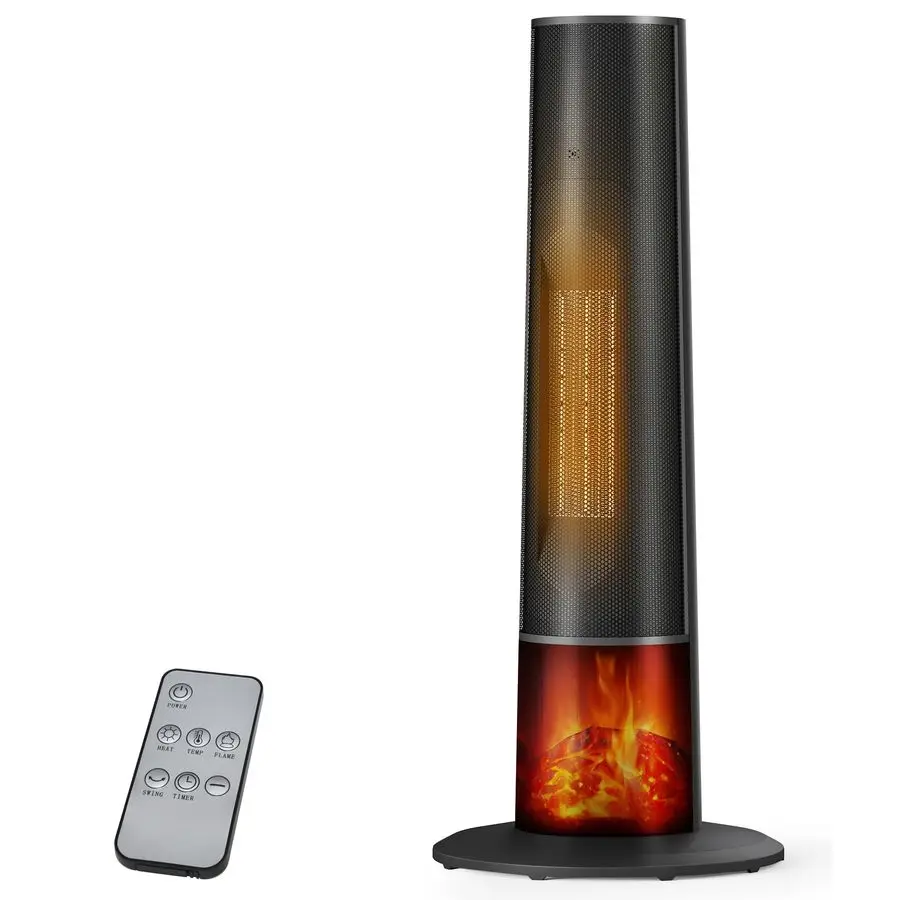 Heater for Indoor Use 25 Portable Space Heater with 3D Flame, Remote, Adjustable Thermostat, 2 Heat Modes, Multiple Safety Prote
Heater for Indoor Use 25 Portable Space Heater with 3D Flame, Remote, Adjustable Thermostat, 2 Heat Modes, Multiple Safety Prote