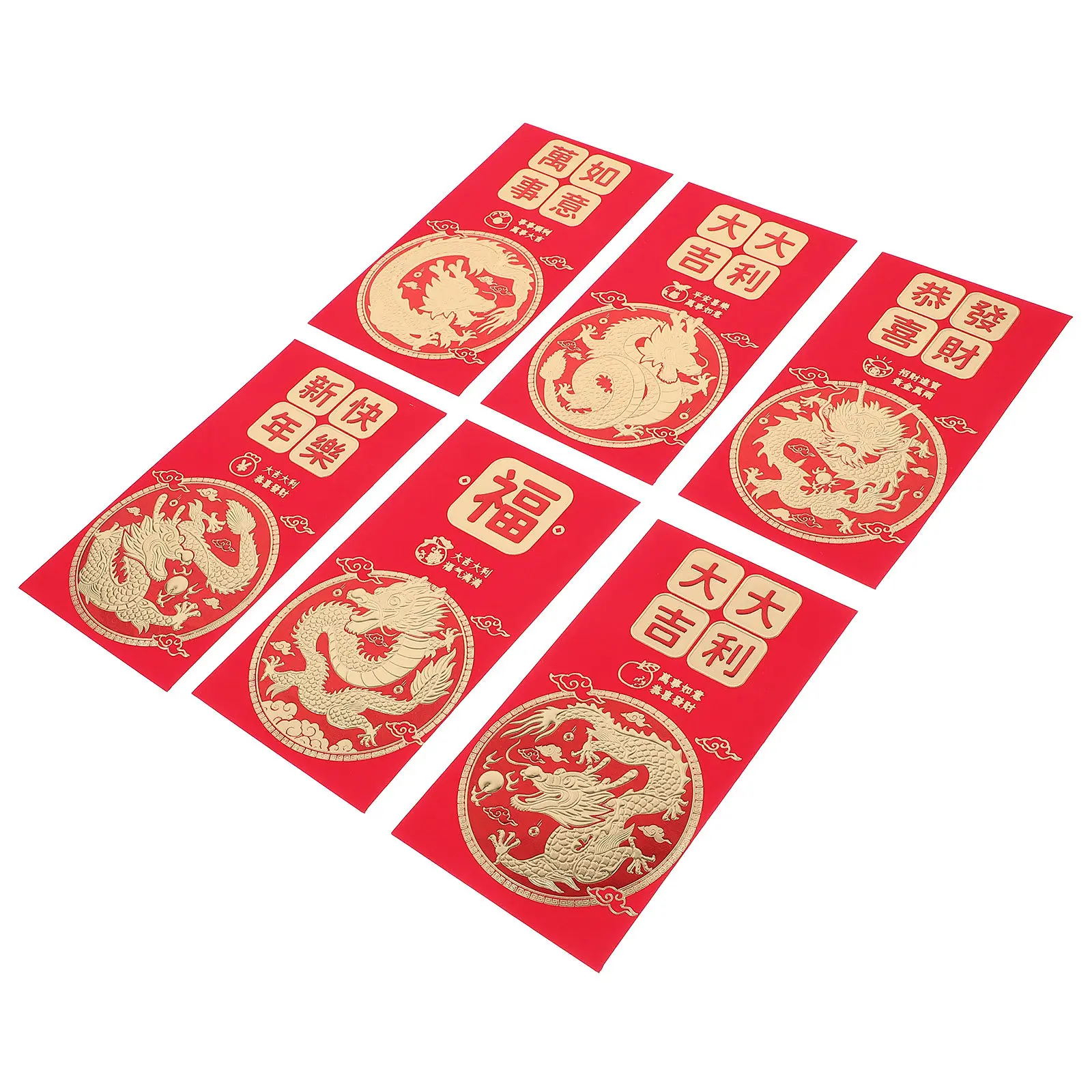 30Pcs Red Envelopes Year of Dragon Design Chinese New Year Red Packets Lucky Money Bags Spring Festival Gift Cash Envelopes
30Pcs Red Envelopes Year of Dragon Design Chinese New Year Red Packets Lucky Money Bags Spring Festival Gift Cash Envelopes