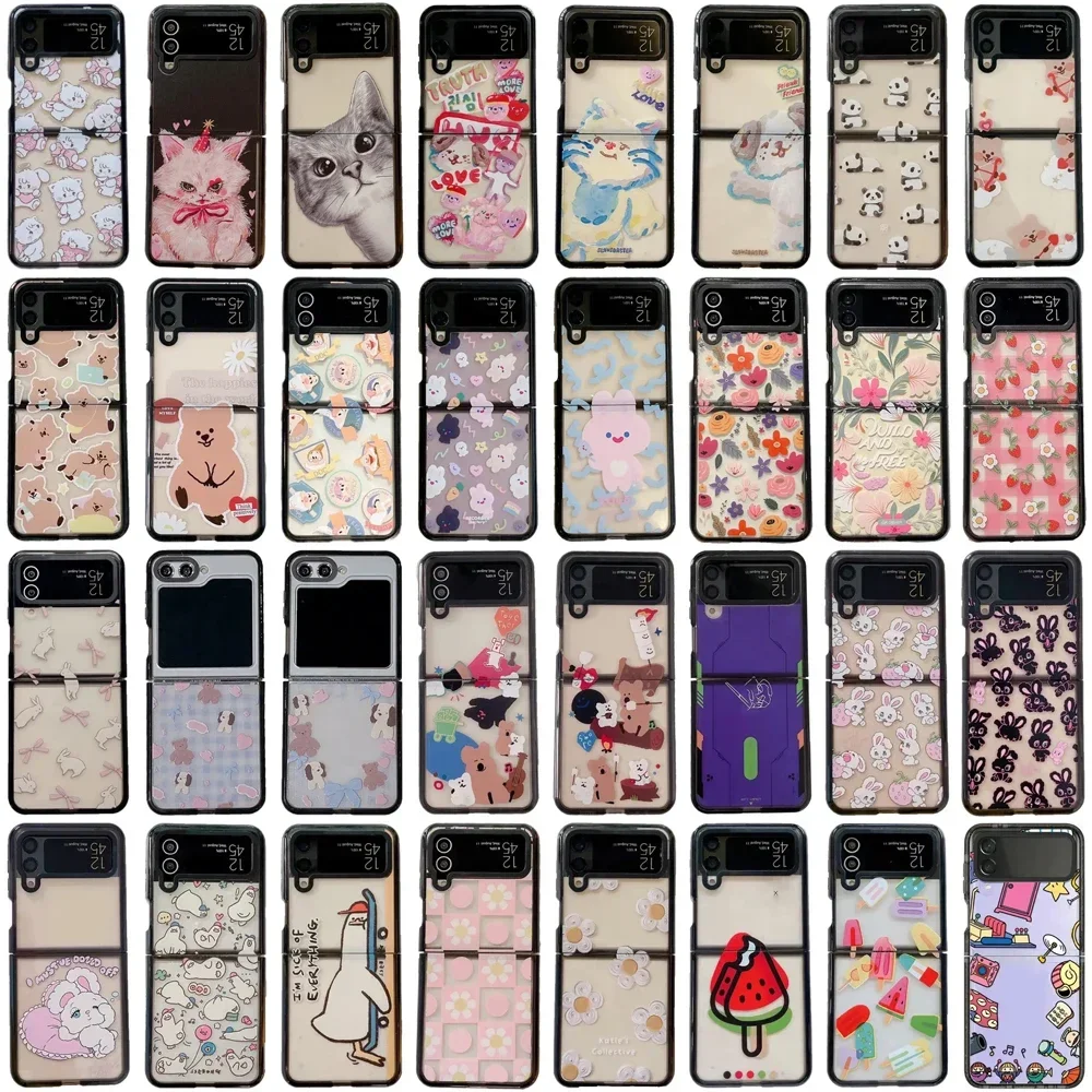 Cartoon Phone Case for Samsung Galaxy Z Flip 6 5 4 3 Back Cover for ZFlip 6 Protective Hard Case Shell
Cartoon Phone Case for Samsung Galaxy Z Flip 6 5 4 3 Back Cover for ZFlip 6 Protective Hard Case Shell