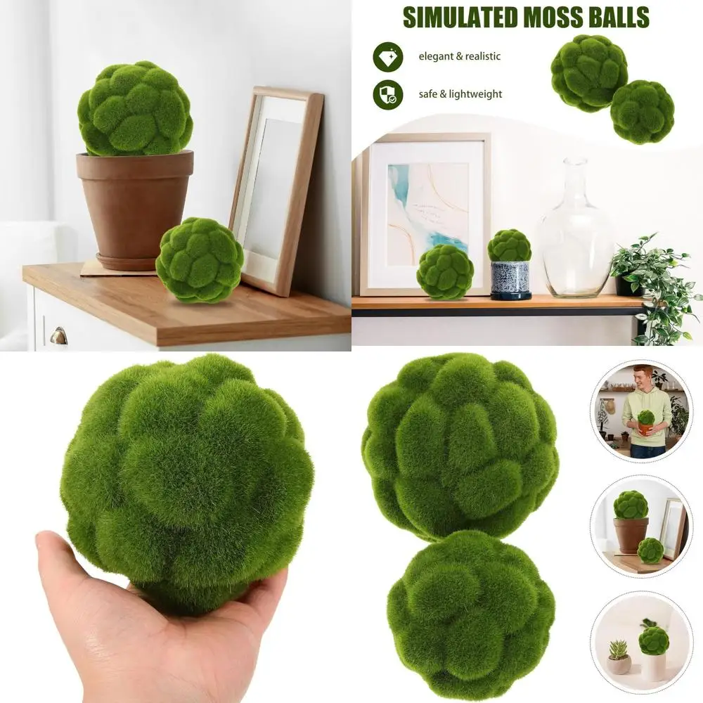 Green Moss Ball Set for Decorative Bowls, Artificial Moss Balls for Garden & Party, 3.9-4.7in
Green Moss Ball Set for Decorative Bowls, Artificial Moss Balls for Garden & Party, 3.9-4.7in