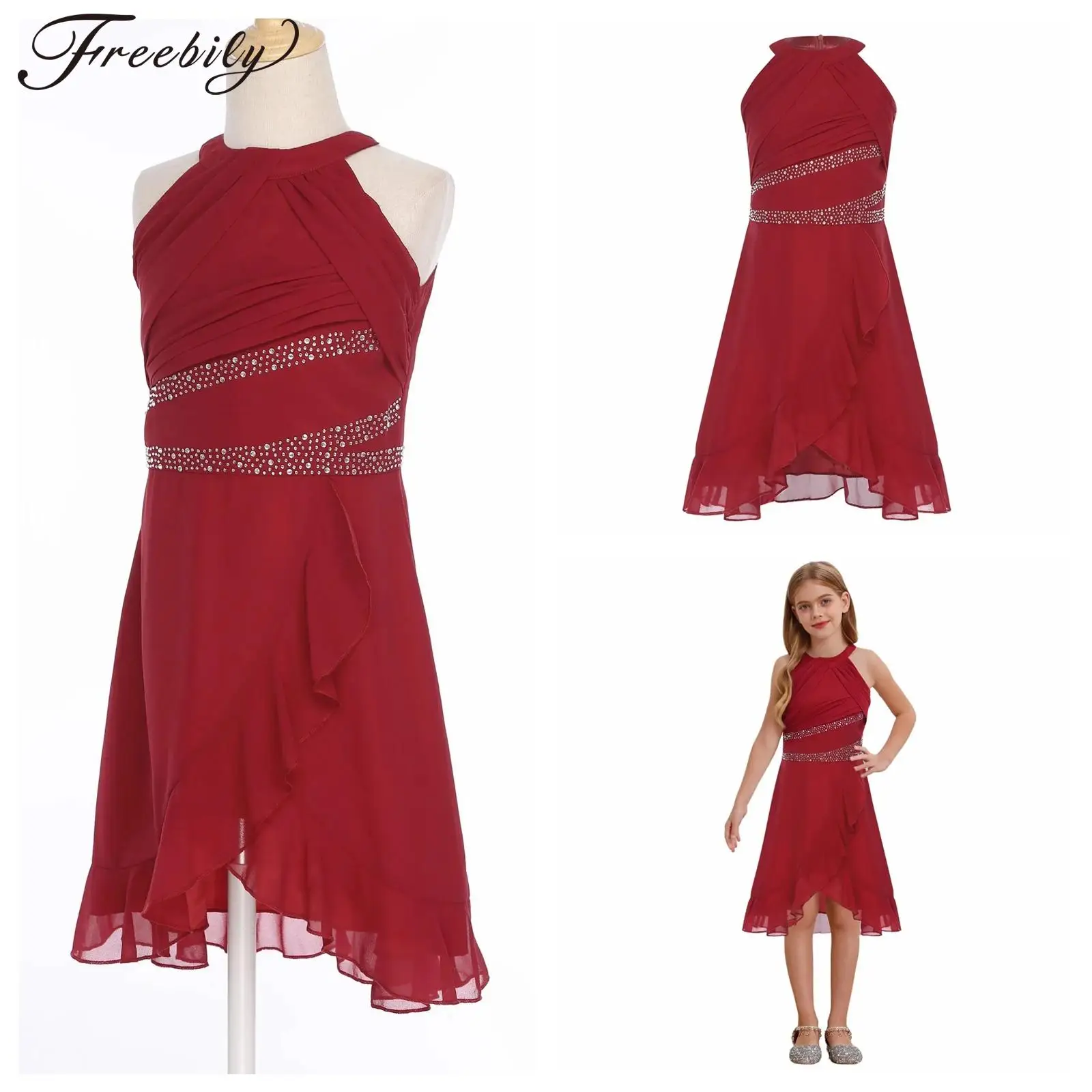 Lyrical Dance Costume For Teenage Girl Dress Gown Sleeveless Chiffon Prom Gown Party Events Dresses Children Ballroom Dress
Lyrical Dance Costume For Teenage Girl Dress Gown Sleeveless Chiffon Prom Gown Party Events Dresses Children Ballroom Dress