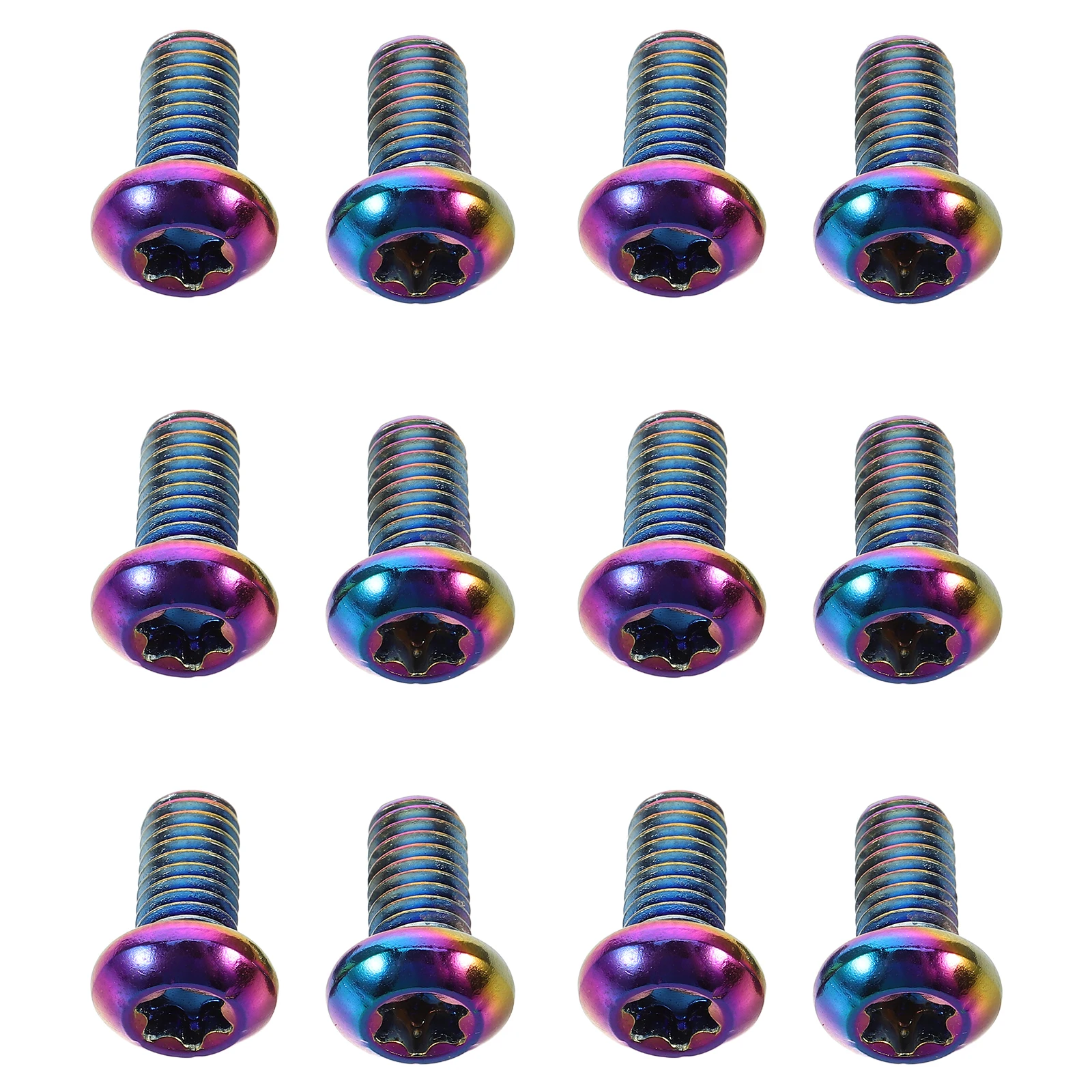 12pcs Bicycle Disc Brake Rotor Bolts Steel Screws Mountain Road Bikes Durable Bike Wheel Fasteners Outdoor Cycling Accessories 
12pcs Bicycle Disc Brake Rotor Bolts Steel Screws Mountain Road Bikes Durable Bike Wheel Fasteners Outdoor Cycling Accessories