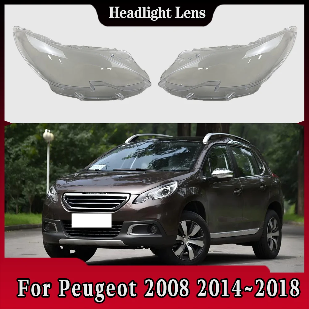 For Peugeot 2008 2014 2015 2016 2017 2018 Car Front Headlight Cover Transparent Lampshade Plexiglass Replace Original Lens Shell
For Peugeot 2008 2014 2015 2016 2017 2018 Car Front Headlight Cover Transparent Lampshade Plexiglass Replace Original Lens Shell