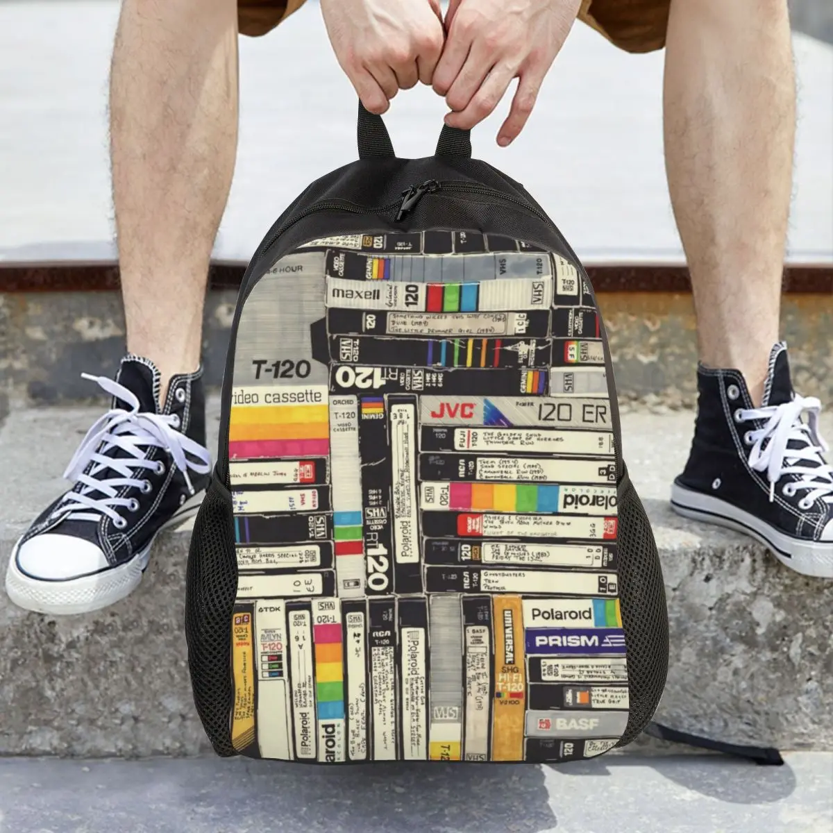 VHS Backpack Hot Sale Daypack Large Capacity Kids BookBag School Bag Shoulder Bags for Men Women
VHS Backpack Hot Sale Daypack Large Capacity Kids BookBag School Bag Shoulder Bags for Men Women