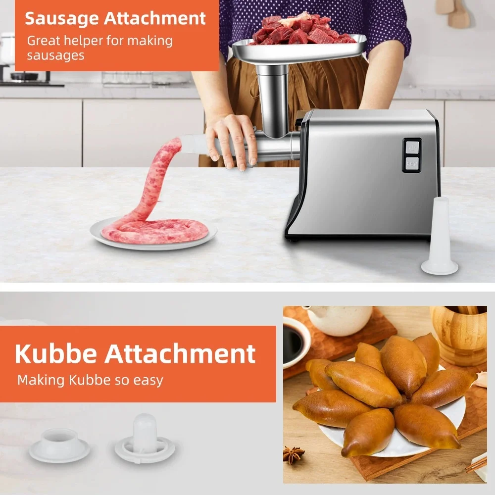 Automatic multi-functional meat mincing and grinding machine metal electric meat stirring and sausage stuffing machine
Automatic multi-functional meat mincing and grinding machine metal electric meat stirring and sausage stuffing machine