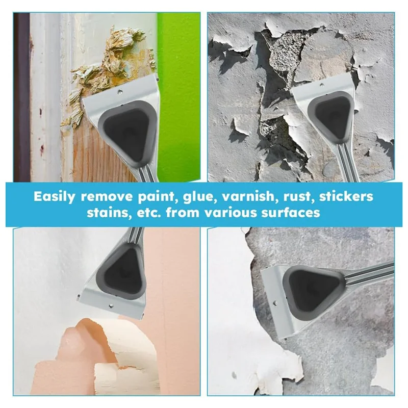 A02M-Heavy Duty Carbide-Scraper, 2.56In Carbide Razor-Blade, Paint Scraper Tool For Scraping Paint, Varnish, Wood Floor, Glue
A02M-Heavy Duty Carbide-Scraper, 2.56In Carbide Razor-Blade, Paint Scraper Tool For Scraping Paint, Varnish, Wood Floor, Glue