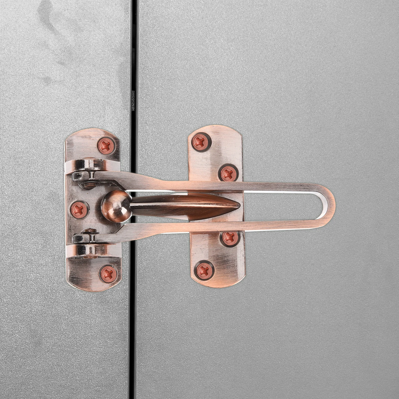 Swing Bar Zinc Alloy Front Lock Stopper Heavy Duty Latch Durable Locks Home Security Bar For French Doors Hinged Swing-In 
Swing Bar Zinc Alloy Front Lock Stopper Heavy Duty Latch Durable Locks Home Security Bar For French Doors Hinged Swing-In