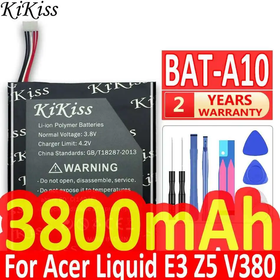 Stable Bat-A10 Mobile Phone Battery 3800mAh For Acer Liquid E3 Z5 V380 E380 Z150
Stable Bat-A10 Mobile Phone Battery 3800mAh For Acer Liquid E3 Z5 V380 E380 Z150