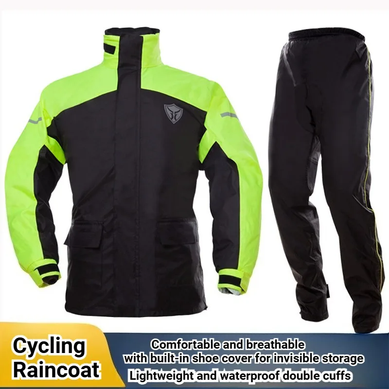 Комплект дождевиков: куртка и брюки для мотоциклистов, водонепроницаемый, мужской, удлиненный, утолщенный, полноразмерный, защита от ливня, дождевой костюм
Комплект дождевиков: куртка и брюки для мотоциклистов, водонепроницаемый, мужской, удлиненный, утолщенный, полноразмерный, защита от ливня, дождевой костюм