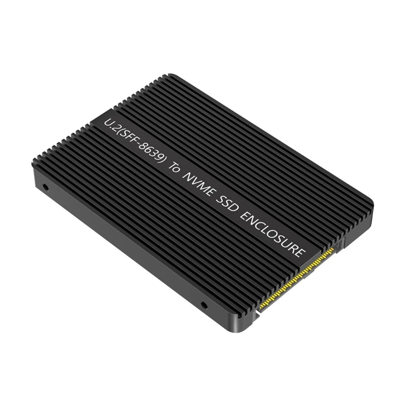 Aluminum Alloy U.2 SFF 8639 to NVMe Converter Enclosure Case Efficient Heat Dissipation for PC and Laptops R2LB
Aluminum Alloy U.2 SFF 8639 to NVMe Converter Enclosure Case Efficient Heat Dissipation for PC and Laptops R2LB