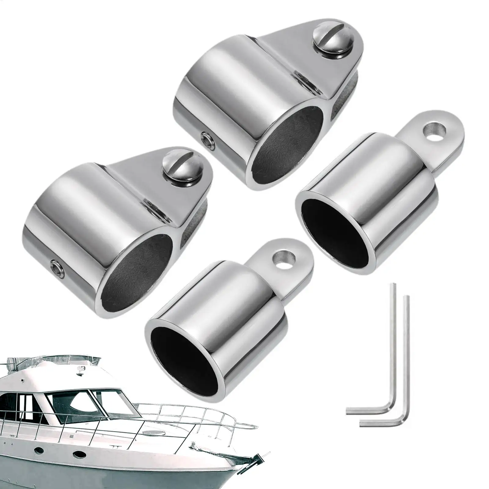 Boat Top Mounting Hardware Hinged Jaw Slide Stainless Steel 2 Pieces Anti-Rust Awning Fixings For Round Tube Deck Fitting
Boat Top Mounting Hardware Hinged Jaw Slide Stainless Steel 2 Pieces Anti-Rust Awning Fixings For Round Tube Deck Fitting