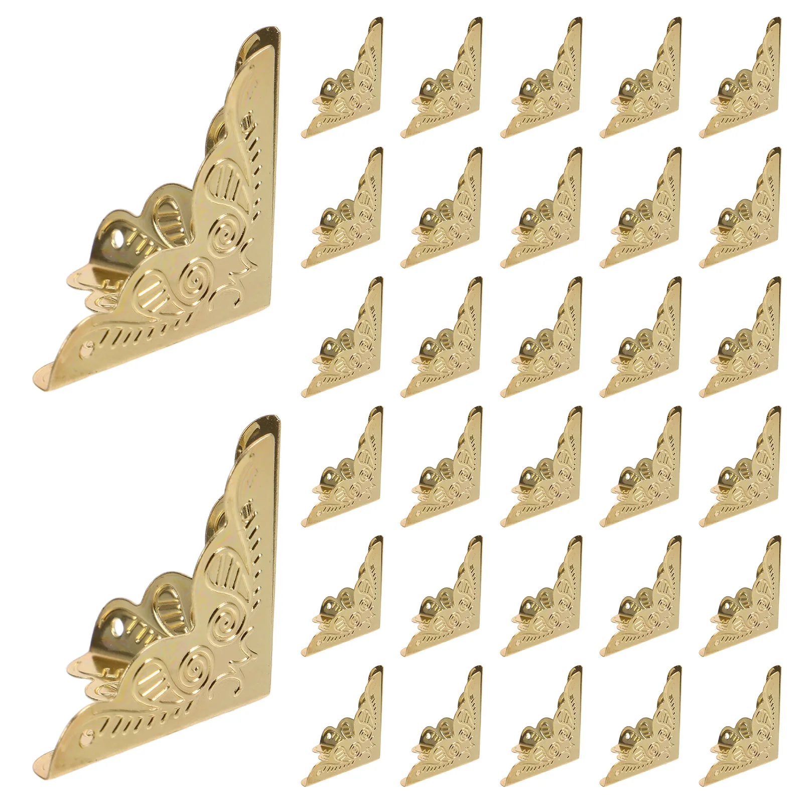 100pcs Wooden Box Corner Protectors Iron Vintage Furniture Decorative Shelf Brackets Cabinet Boxes Triangle
100pcs Wooden Box Corner Protectors Iron Vintage Furniture Decorative Shelf Brackets Cabinet Boxes Triangle