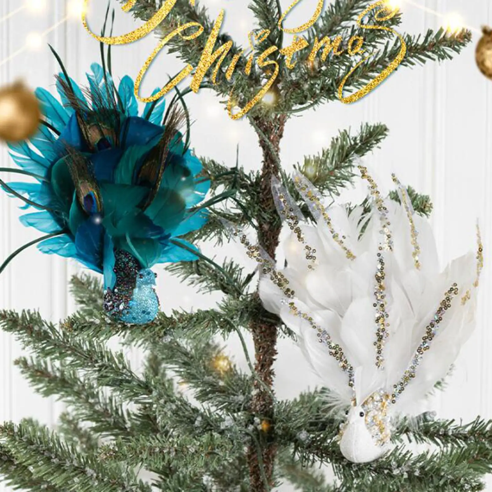 2x Peacock Christmas Tree Ornament Decor Cute for Festival Party Favors
2x Peacock Christmas Tree Ornament Decor Cute for Festival Party Favors