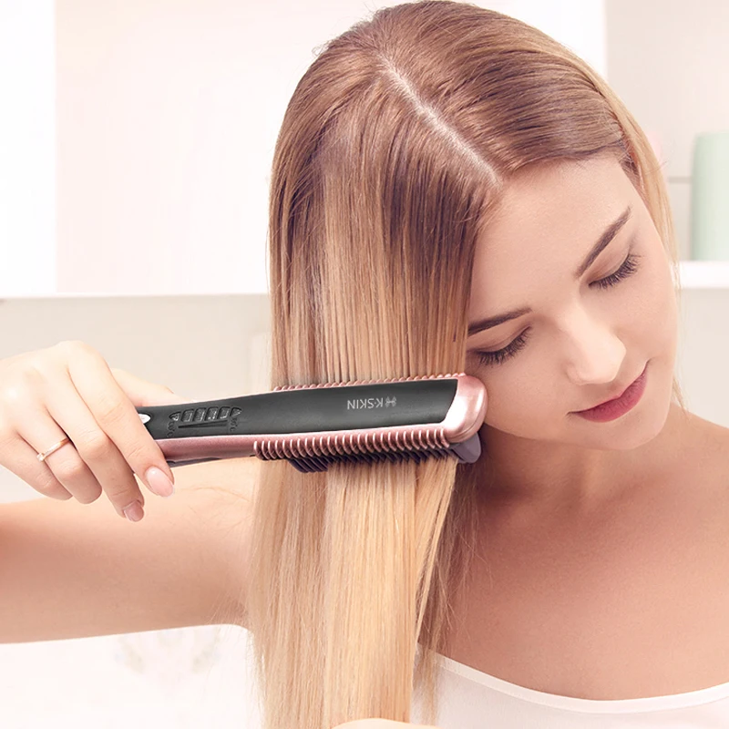 an Electric Hot Comb Multifunctional Straight Hair Straightener Comb Negative Ion Anti-Scalding Styling Tool Straightening Brush
an Electric Hot Comb Multifunctional Straight Hair Straightener Comb Negative Ion Anti-Scalding Styling Tool Straightening Brush
