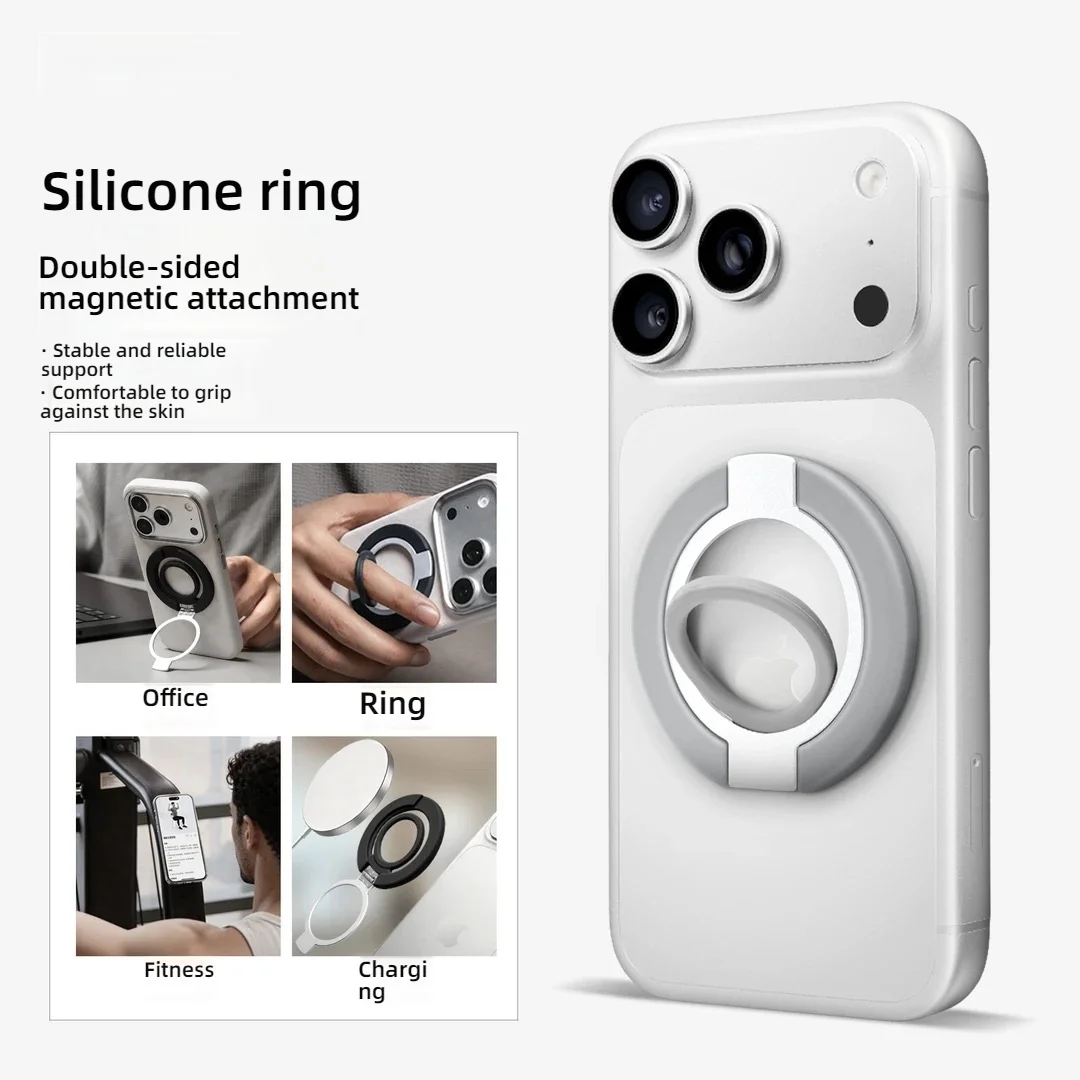 Double Sided Magnetic Silicone Mobile Phone Ring Holder Ultra-Thin Desktop Holder For iPhone Samsung Mobile Phone Accessories
Double Sided Magnetic Silicone Mobile Phone Ring Holder Ultra-Thin Desktop Holder For iPhone Samsung Mobile Phone Accessories