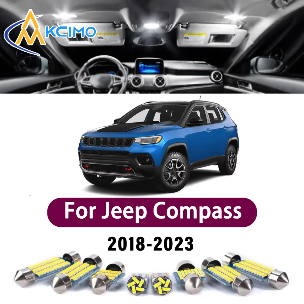 Premium LED Interior Lighting Kit for Jeep Compass 2018-2023 2019 2020 2021 High-Quality Error-Free Dome Map Trunk Auto Lamps
Premium LED Interior Lighting Kit for Jeep Compass 2018-2023 2019 2020 2021 High-Quality Error-Free Dome Map Trunk Auto Lamps