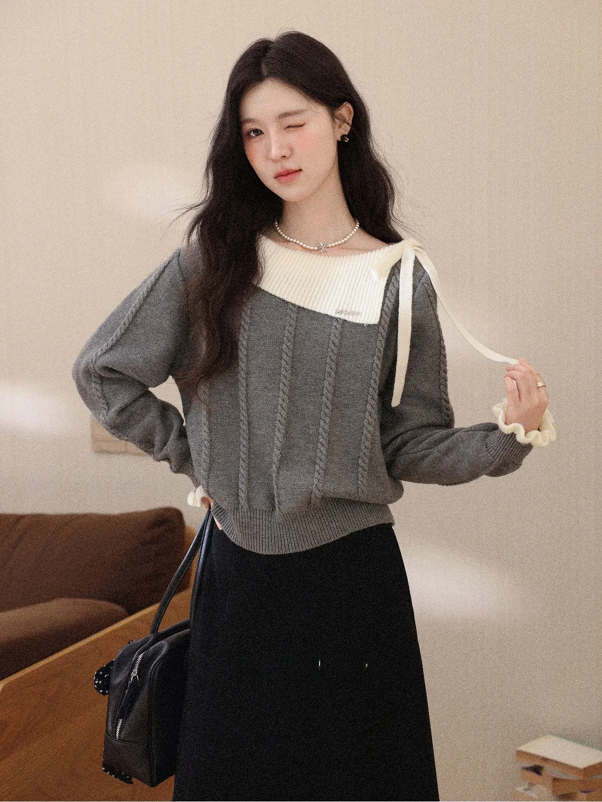 ay Knitted Long Sve Sweater Women's Loose Faion Autumn Winter Knot Ele Sle Online Exclusive Faion Top
ay Knitted Long Sve Sweater Women's Loose Faion Autumn Winter Knot Ele Sle Online Exclusive Faion Top
