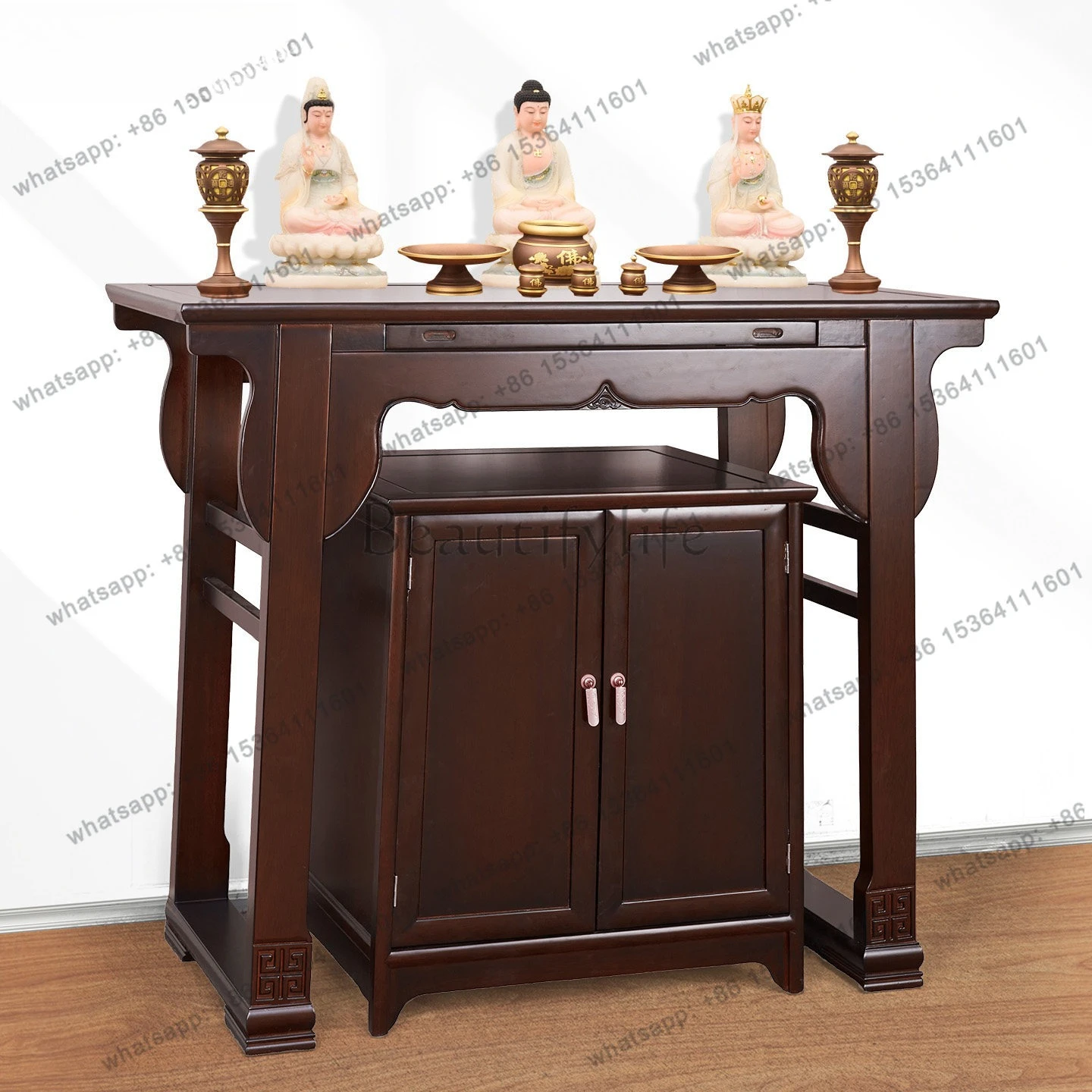 All solid wood offering table incense table household new Chinese offering table
All solid wood offering table incense table household new Chinese offering table