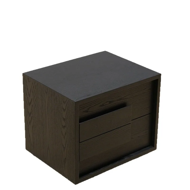 Прикроватная тумбочка Wabi Sansan из карбонизированного черного ясеня, прикроватный шкафчик из массива дерева, современный простой дизайн для спальни
Прикроватная тумбочка Wabi Sansan из карбонизированного черного ясеня, прикроватный шкафчик из массива дерева, современный простой дизайн для спальни