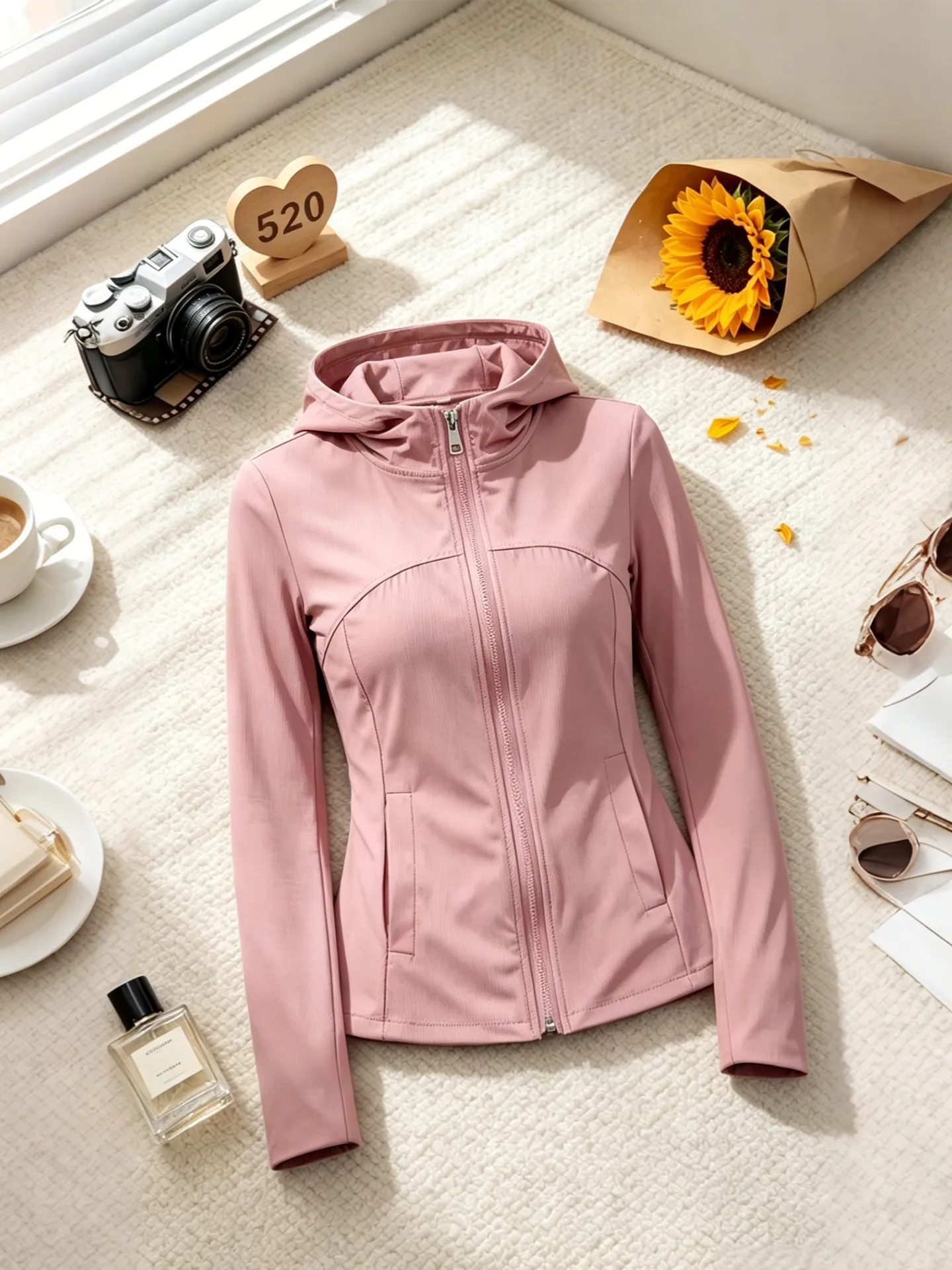 Fashionable Breathable Lightweight Pure Color Hoodie Women's Summer Outerwear Sun Protection Small Size Versatile Top
Fashionable Breathable Lightweight Pure Color Hoodie Women's Summer Outerwear Sun Protection Small Size Versatile Top
