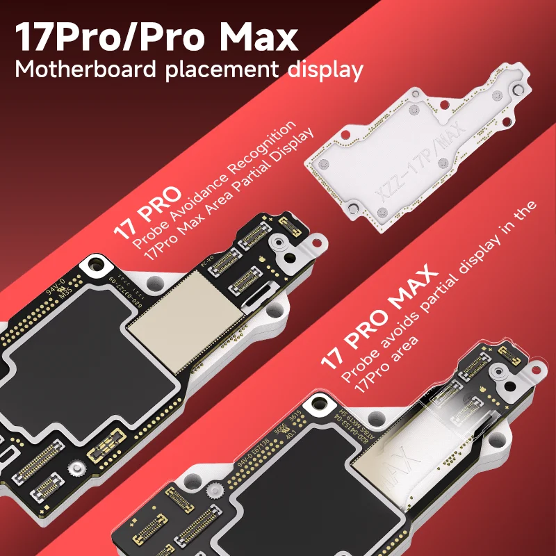 XZZ 17 16 15 14 13 Pro Max Тестер слоев материнской платы для материнской платы мобильного телефона Средний слой BGA Чип-плата Инструмент для тестирования функций
XZZ 17 16 15 14 13 Pro Max Тестер слоев материнской платы для материнской платы мобильного телефона Средний слой BGA Чип-плата Инструмент для тестирования функций