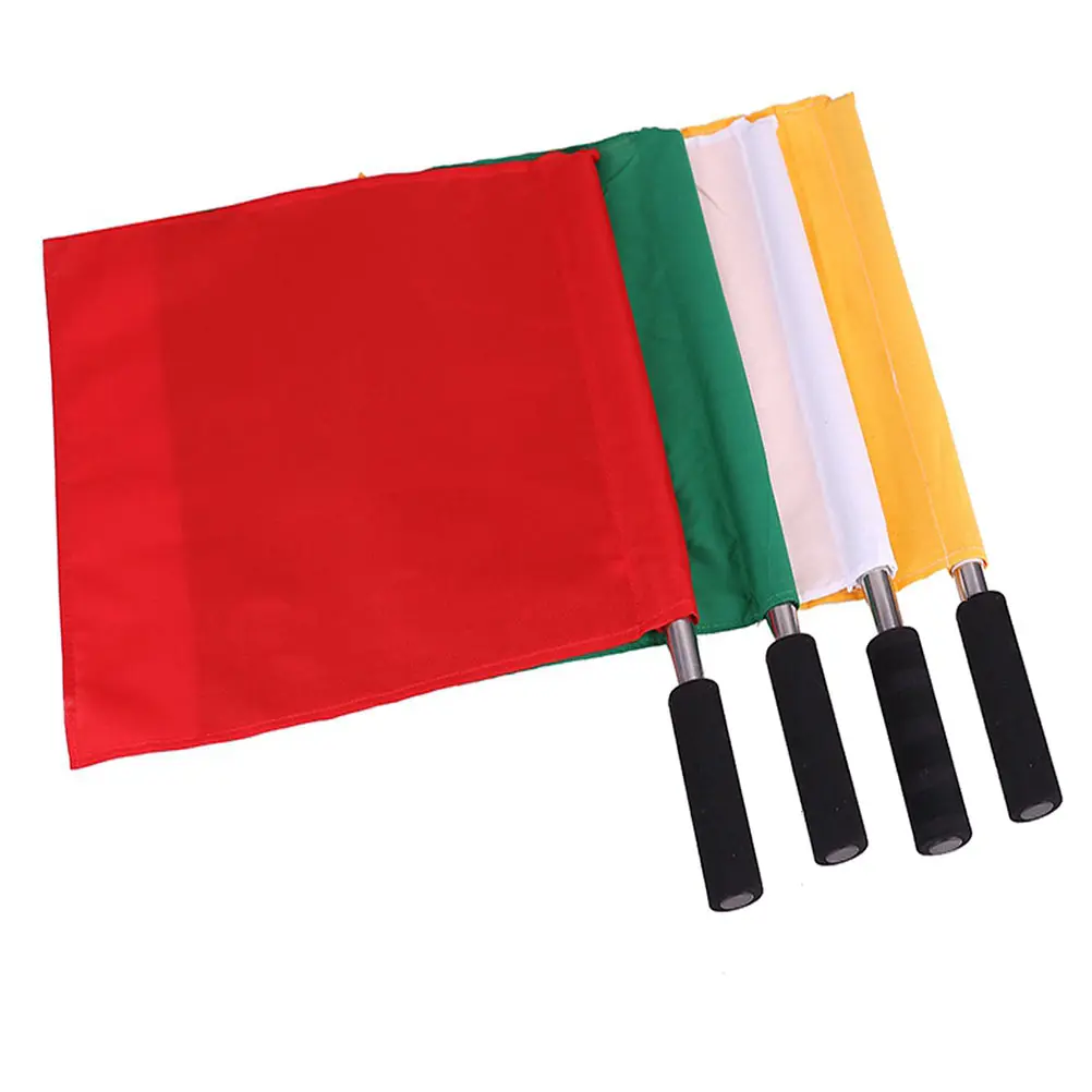 4pcs Hand Waving Signal For Sports Referee Lightweight Durable Solid Color Flags Stainless Steel Pole Comfortable Handle Racing
4pcs Hand Waving Signal For Sports Referee Lightweight Durable Solid Color Flags Stainless Steel Pole Comfortable Handle Racing