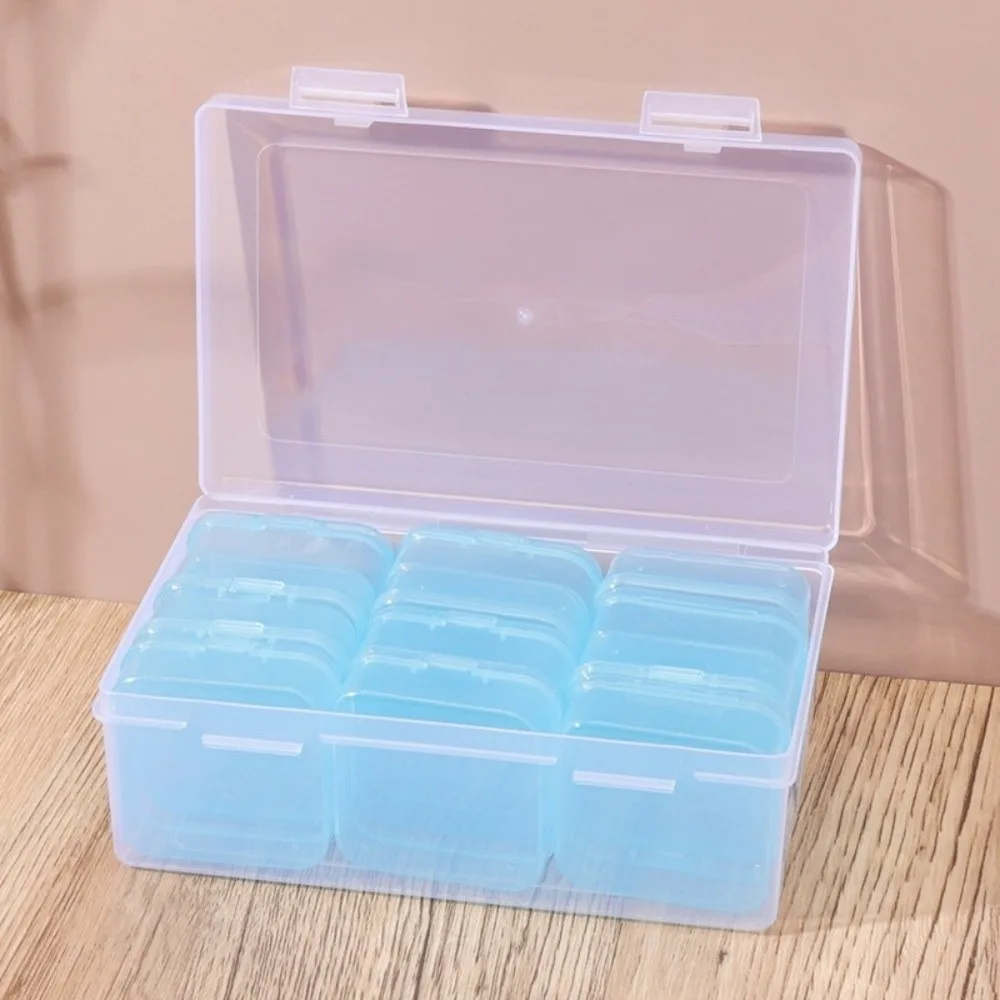 12 Grids Jewelry Beads Storage Case Multi-Functional Plastic Rhinestone Nail Design Organize Colorful DIY Pudding Bean Container
12 Grids Jewelry Beads Storage Case Multi-Functional Plastic Rhinestone Nail Design Organize Colorful DIY Pudding Bean Container