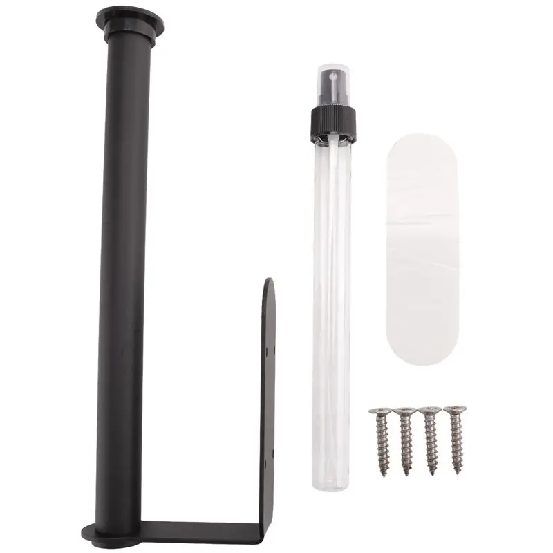 2X Paper Towel Holder With Spray Bottle,Hanging Wall Mount Papertowels Roller For Kitchen And Bathroom (Black)
2X Paper Towel Holder With Spray Bottle,Hanging Wall Mount Papertowels Roller For Kitchen And Bathroom (Black)