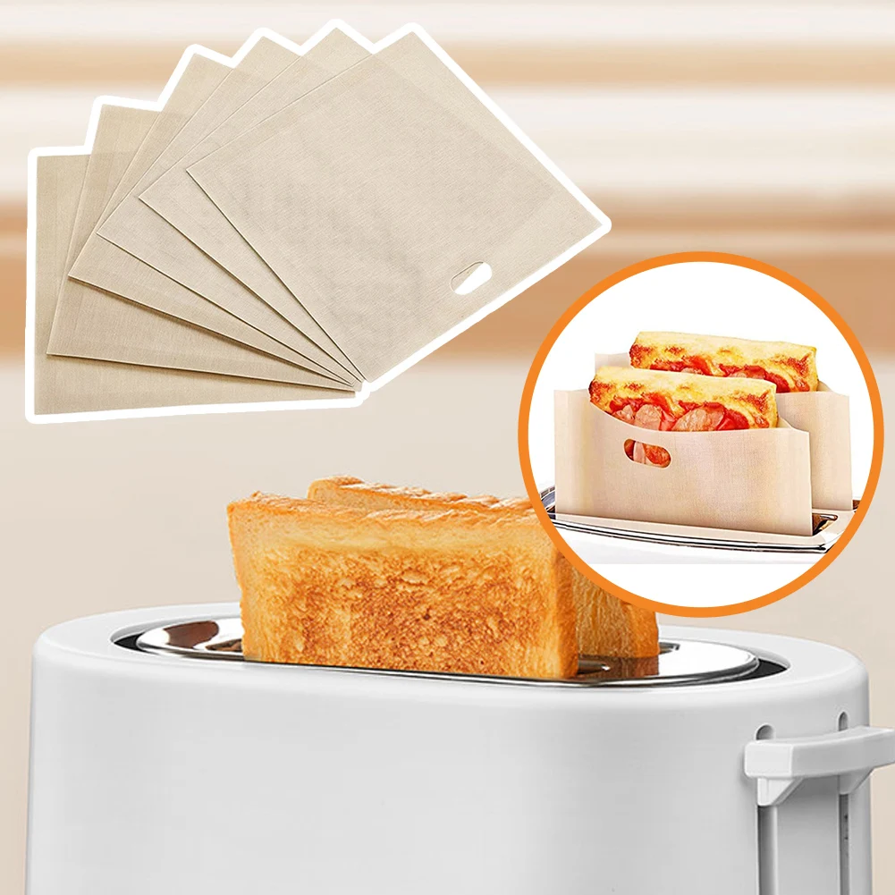 Reusable Toaster Bags Bag Heat Resistant Bags Reusable Sandwich Bags Compact Storage Bags Easy Clean Cooking Bags
Reusable Toaster Bags Bag Heat Resistant Bags Reusable Sandwich Bags Compact Storage Bags Easy Clean Cooking Bags
