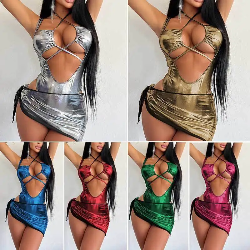 Advanced Electronic Syllable One-piece Swimsuit, Hip Skirt Set, Sexy Spicy Girl Tie Up Jumpsuit Stage Performance Dance Clothes
Advanced Electronic Syllable One-piece Swimsuit, Hip Skirt Set, Sexy Spicy Girl Tie Up Jumpsuit Stage Performance Dance Clothes