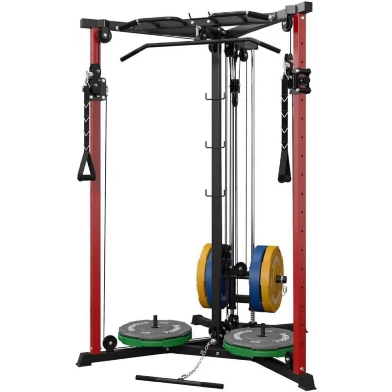 (XMSJ)Crossover Machine, Functional Trainer with 17 Adjustable Positions, Home Gym Equipment High
(XMSJ)Crossover Machine, Functional Trainer with 17 Adjustable Positions, Home Gym Equipment High