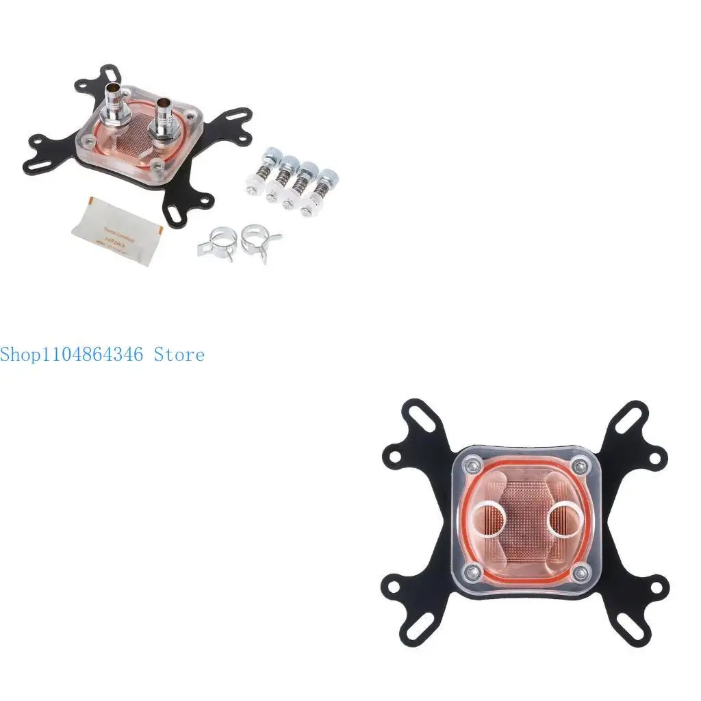 5asd Computer CPU Water Cooler 50mm Transparent Cover Cooling Block For AMD for Intel Universal
5asd Computer CPU Water Cooler 50mm Transparent Cover Cooling Block For AMD for Intel Universal