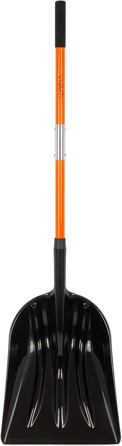 Heavy Duty Snow Shovel with Long Fiberglass Handle for Driveway Snow Removal, 56 Inches
Heavy Duty Snow Shovel with Long Fiberglass Handle for Driveway Snow Removal, 56 Inches