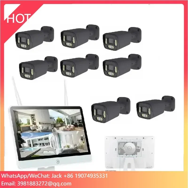 Eseecloud 8-Channel 5.0 Megapixel NVR Security Kit 15.6 Inch 2-Way Audio Dual Light WiFi IP Wireless Black-for Outdoor
Eseecloud 8-Channel 5.0 Megapixel NVR Security Kit 15.6 Inch 2-Way Audio Dual Light WiFi IP Wireless Black-for Outdoor