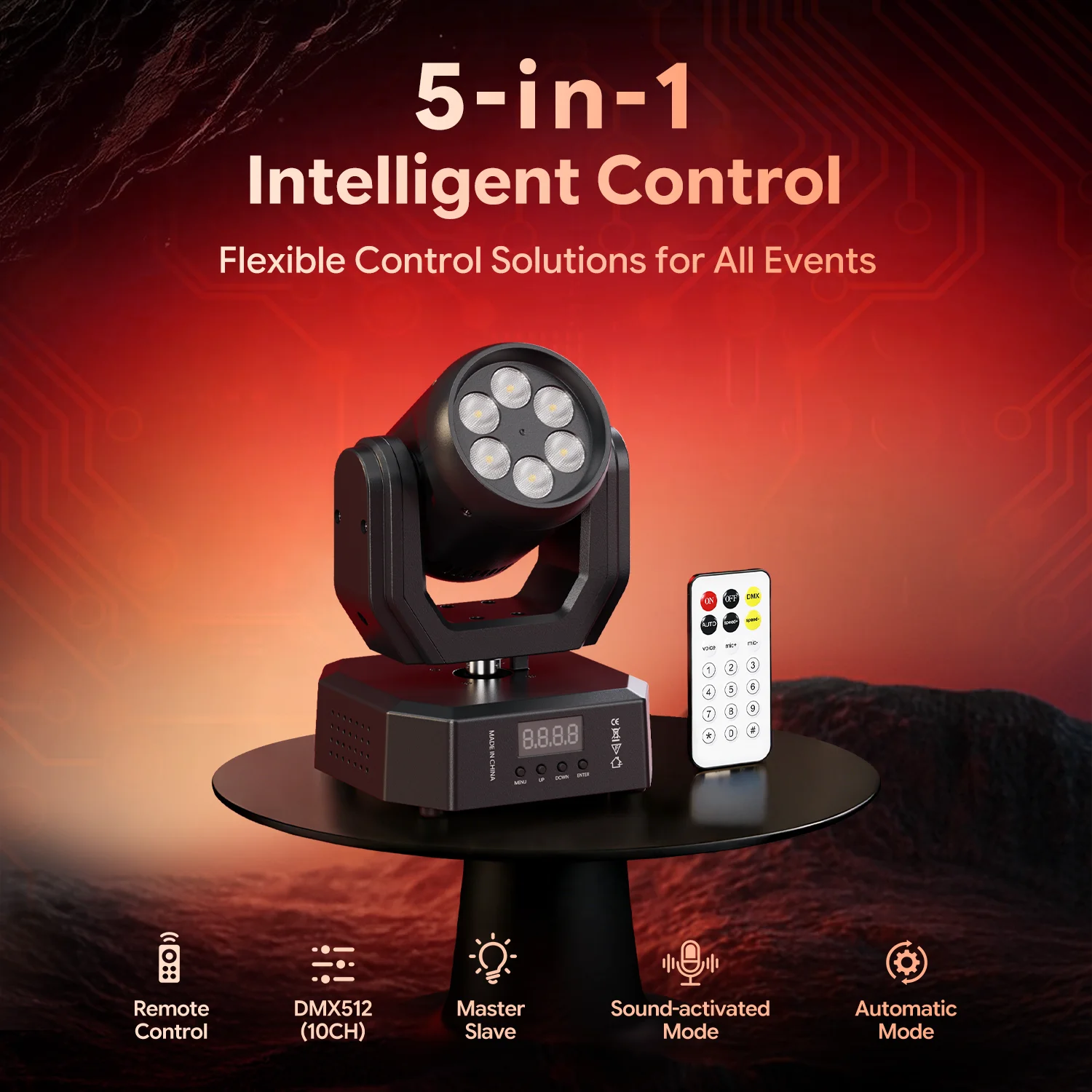 Светодиодный прожектор DayFlicker 60W Mini Magic Ball Beam Moving Head Light DMX512 с 9-канальным управлением и 5 режимами работы для домашней вечеринки и сценического освещения
Светодиодный прожектор DayFlicker 60W Mini Magic Ball Beam Moving Head Light DMX512 с 9-канальным управлением и 5 режимами работы для домашней вечеринки и сценического освещения