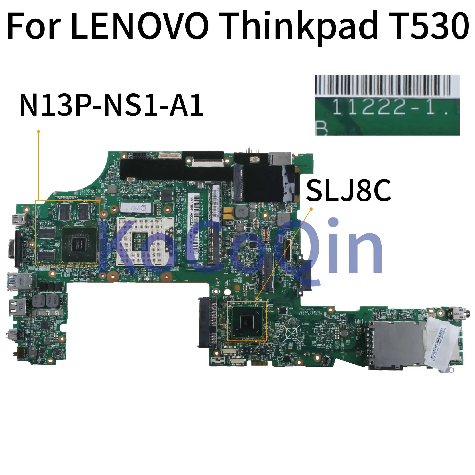 Материнская плата для ноутбука Lenovo Thinkpad T530 11222-1 04W6824 N13P-NS1-A1 SLJ8A протестирована
Материнская плата для ноутбука Lenovo Thinkpad T530 11222-1 04W6824 N13P-NS1-A1 SLJ8A протестирована