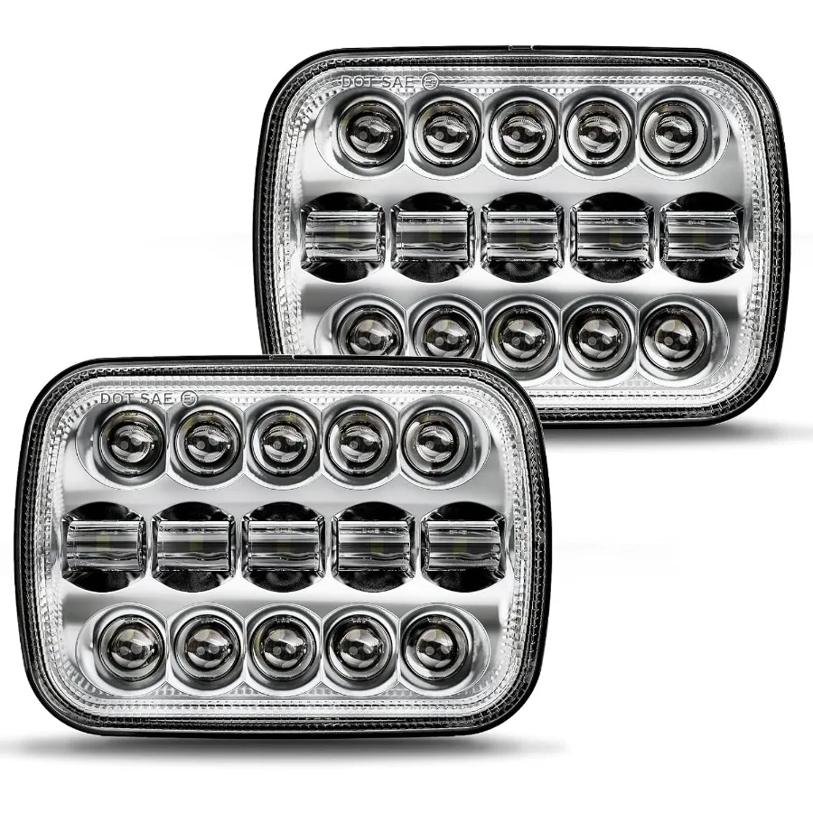 110 Вт 5x7 7x6 дюймов светодиодные фары дальнего ближнего света с герметичным лучом для проектора с хромированной отделкой для Jeep Wrangler YJ Cherokee XJ Ken
110 Вт 5x7 7x6 дюймов светодиодные фары дальнего ближнего света с герметичным лучом для проектора с хромированной отделкой для Jeep Wrangler YJ Cherokee XJ Ken