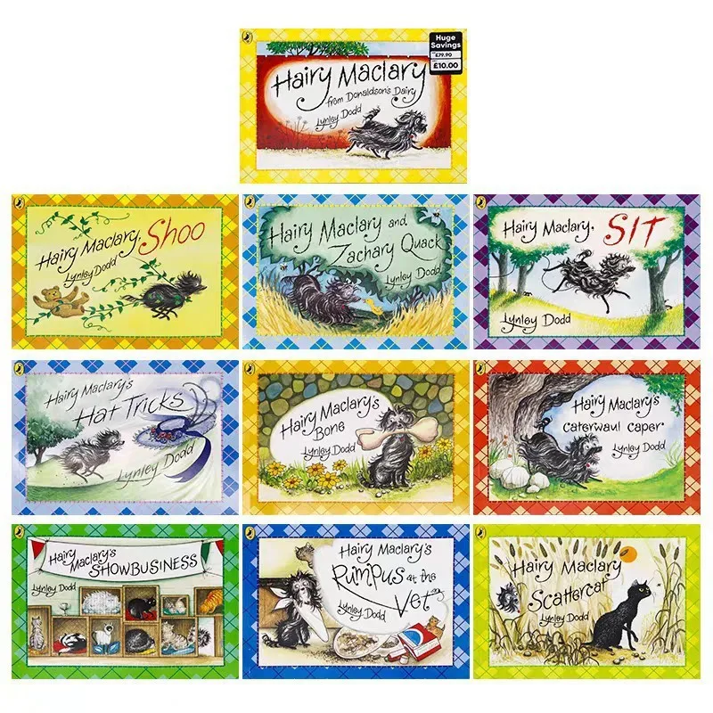 Hairy MacLary 10 children's English picture books, English enlightenment parent-child reading storybook
Hairy MacLary 10 children's English picture books, English enlightenment parent-child reading storybook