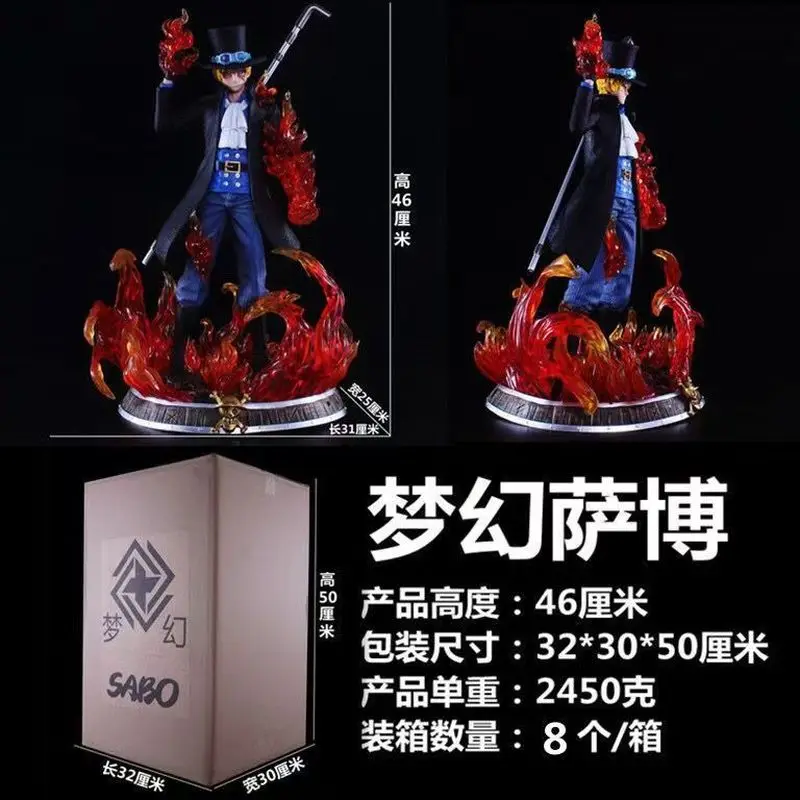 46cm One Piece Sabo Statue Model Boxed Figure Room Decoration Desktop Ornament Collectible Gift For Anime Lovers
46cm One Piece Sabo Statue Model Boxed Figure Room Decoration Desktop Ornament Collectible Gift For Anime Lovers