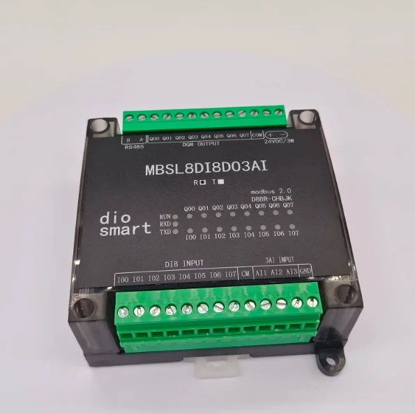 8DI 8DO 3AI RS485 Modbus RTU Remote I/O Module for Industrial Automation PLC Expansion
8DI 8DO 3AI RS485 Modbus RTU Remote I/O Module for Industrial Automation PLC Expansion
