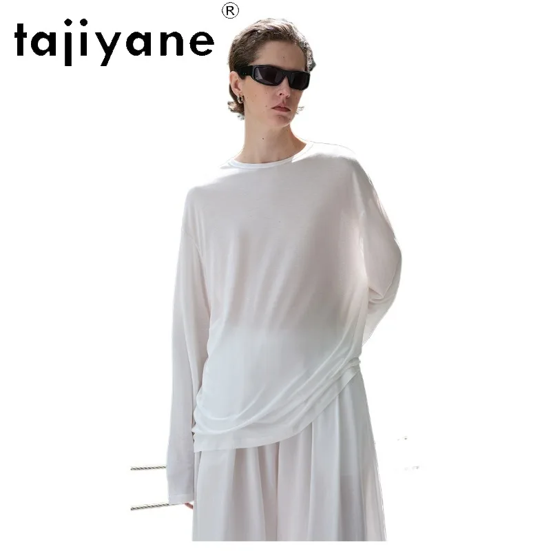 TAJIYANE Summer Tops Women T Shirts Loose Short Sleeve T Shirt Standard Shoulder Tops for Woman Clothes Old Money Style Футболка
TAJIYANE Summer Tops Women T Shirts Loose Short Sleeve T Shirt Standard Shoulder Tops for Woman Clothes Old Money Style Футболка