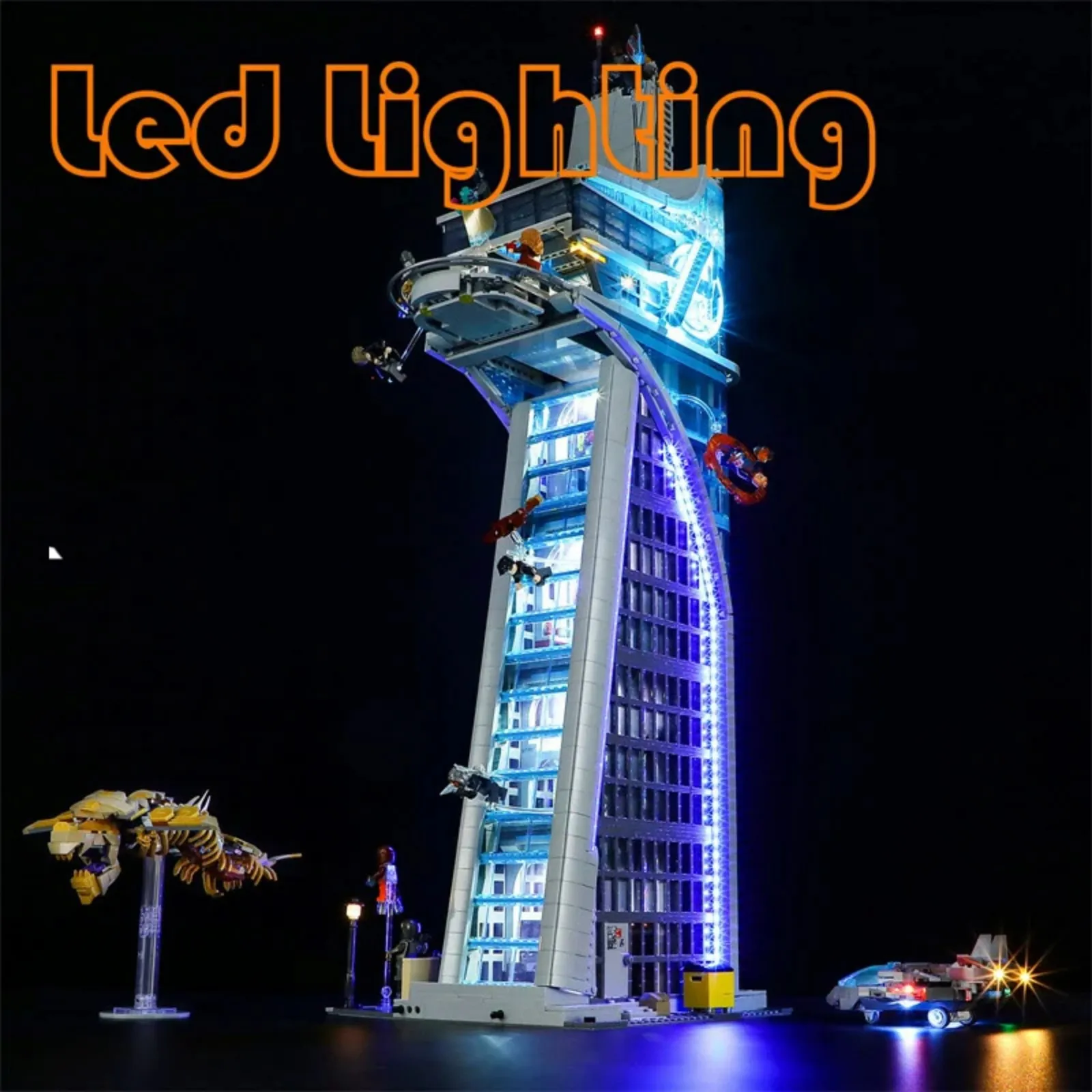 5201PCS Superhero Tower Building Set-Adult Epic Campaign City Model Set Collector's skyline display with LED and moving parts
5201PCS Superhero Tower Building Set-Adult Epic Campaign City Model Set Collector's skyline display with LED and moving parts