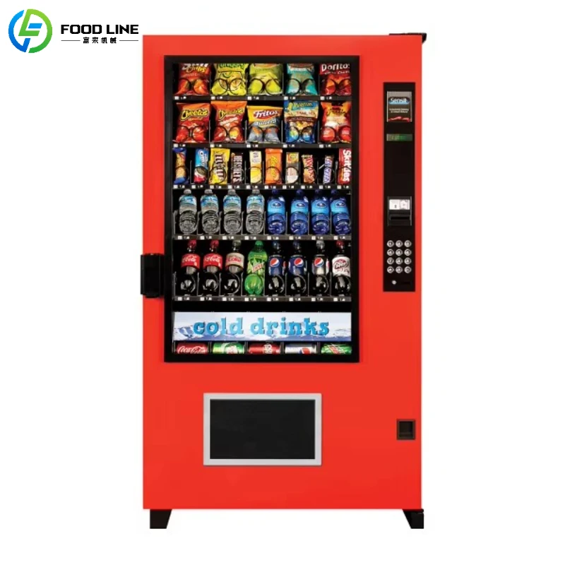 Customized Small Vending Machine for Snacks & Cold Drinks with Touchscreen Compressor Cooling Remote Monitoring
Customized Small Vending Machine for Snacks & Cold Drinks with Touchscreen Compressor Cooling Remote Monitoring