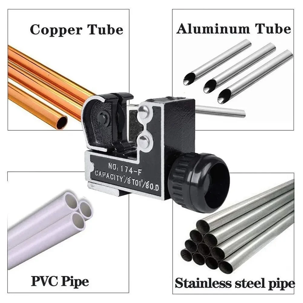 Mini Adjustable Tube Cutter Cutting Tool for 3-28mm Copper Aluminum Plastic Pipe Cutter for 3-28mm Diameter Pipes and Tubes
Mini Adjustable Tube Cutter Cutting Tool for 3-28mm Copper Aluminum Plastic Pipe Cutter for 3-28mm Diameter Pipes and Tubes