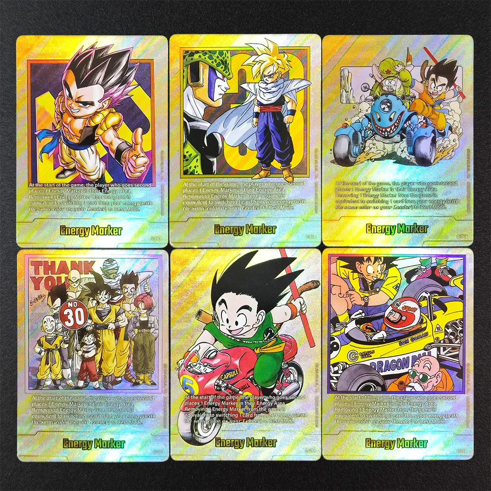 Hot Dragon Ball Super Fusion World 6Pcs DIY Energy Marker Cards 2026 Texture Foil EN Ver. Anime Collectible TCG Game Cards Toys
Hot Dragon Ball Super Fusion World 6Pcs DIY Energy Marker Cards 2026 Texture Foil EN Ver. Anime Collectible TCG Game Cards Toys