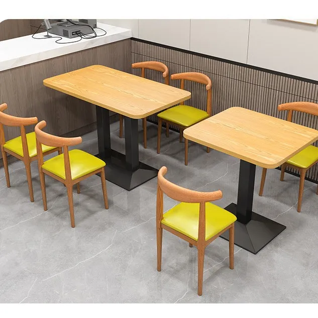 Catering Furniture Fast Food Restaurant Noodle Restaurant Dining and Chair Combination Snack Bar Milk Tea Shop One
Catering Furniture Fast Food Restaurant Noodle Restaurant Dining and Chair Combination Snack Bar Milk Tea Shop One