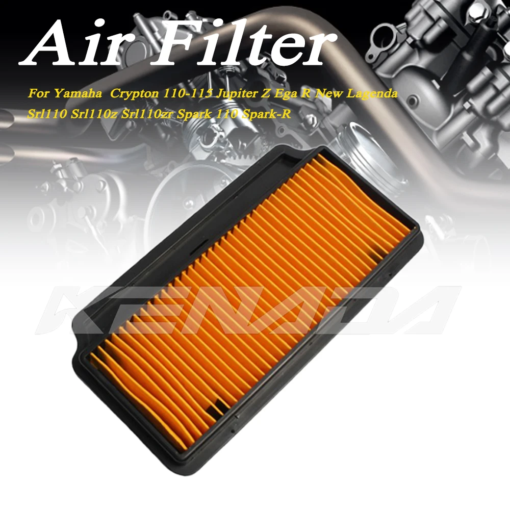 For Yamaha Crypton 110-115 Jupiter Z Ega R New Lagenda Srl110 Srl110z Srl110zr Spark 110 Spark-R Air Filter
For Yamaha Crypton 110-115 Jupiter Z Ega R New Lagenda Srl110 Srl110z Srl110zr Spark 110 Spark-R Air Filter