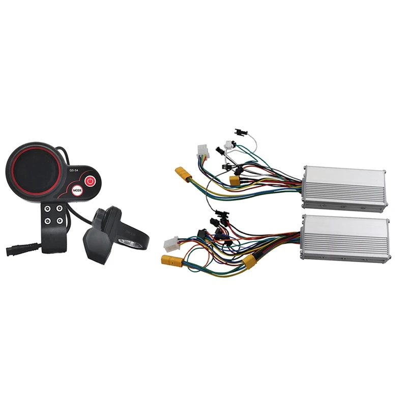 QS-S4 48V-60V Thumb Throttle LCD Display Meter For Zero 8 9 10 8X 10X Electric Scooter 6PIN With Dual Drive Controller
QS-S4 48V-60V Thumb Throttle LCD Display Meter For Zero 8 9 10 8X 10X Electric Scooter 6PIN With Dual Drive Controller